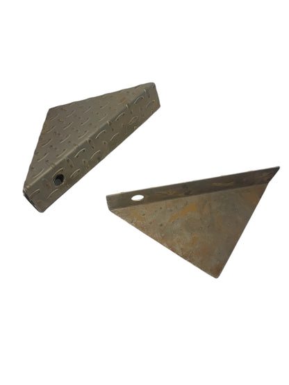 10" Trailer Fender Steps 11g Tread Plate (4 Total)