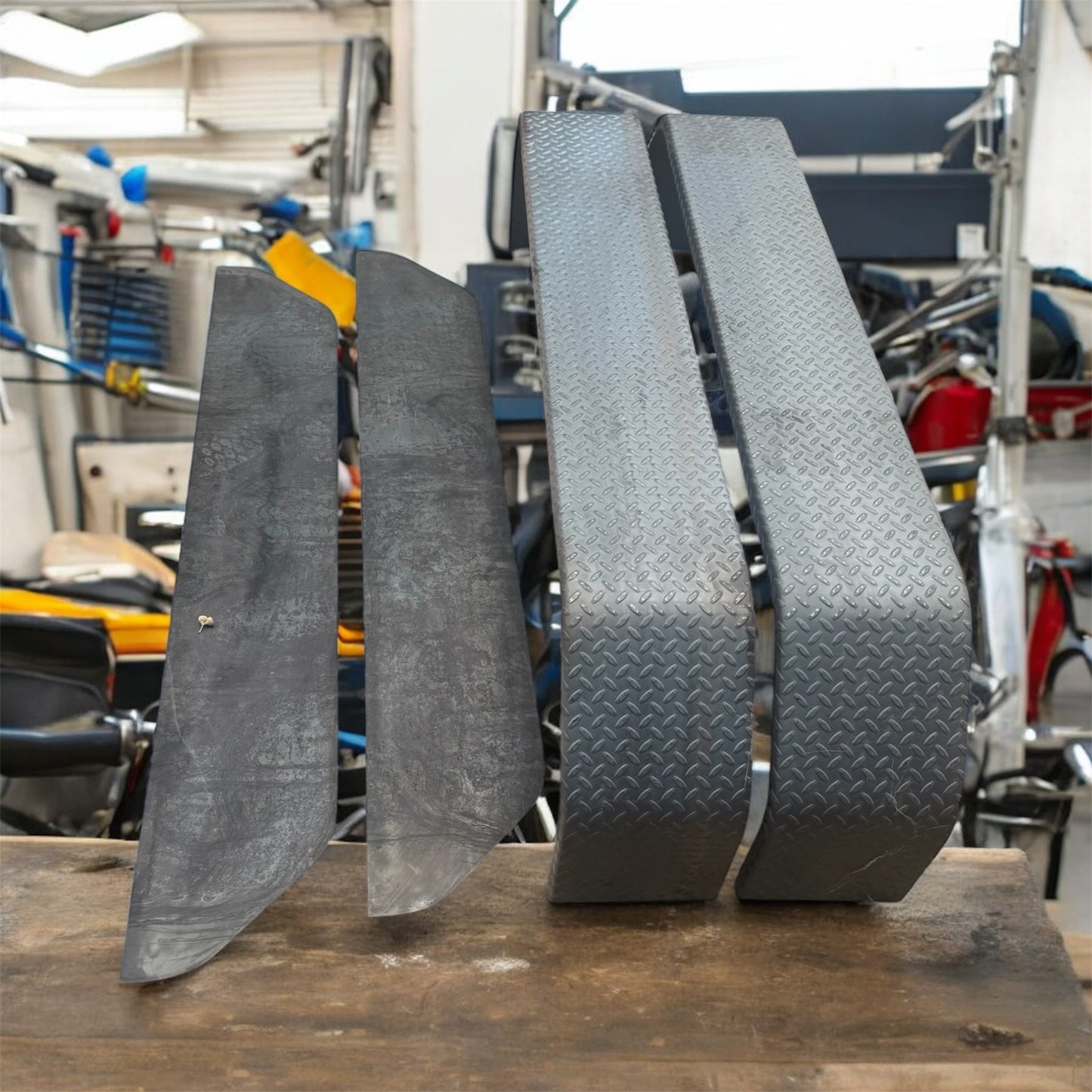 Trailer Fenders 72"x10"x17" with Backing Plates